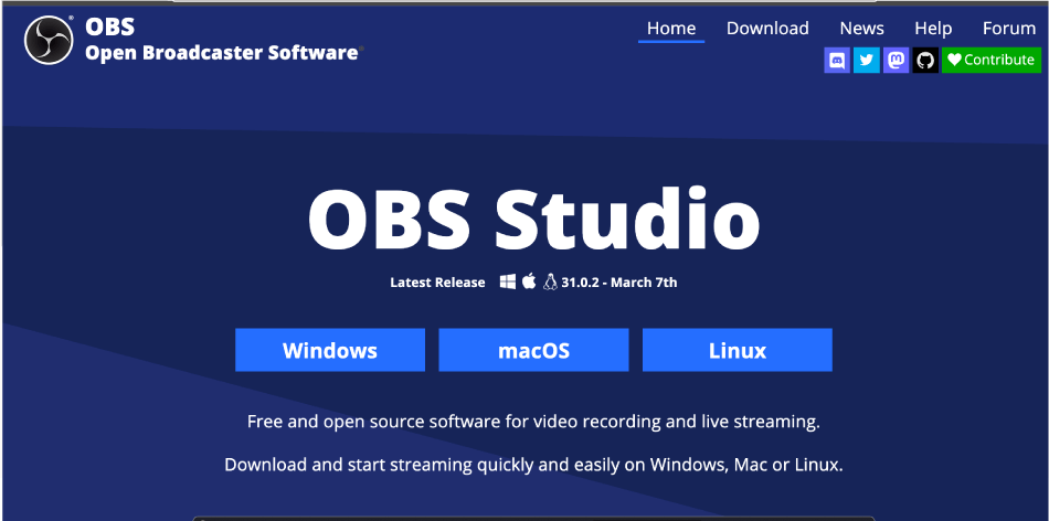 OBS Studio, le logiciel open source très complet pour l'enregistrement et le streaming en direct.