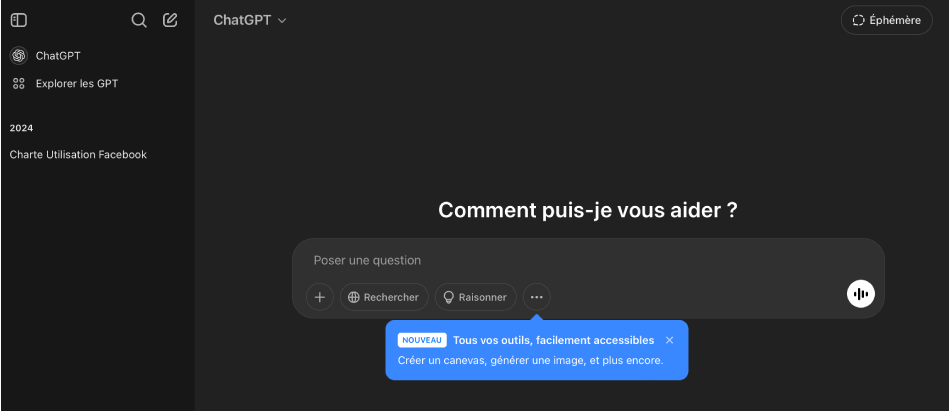 ChatGPT 5, pour l'écriture de contenu, la recherche et le brainstorming.