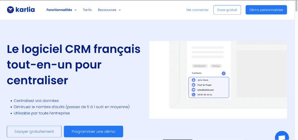 Karlia, l'expert des métiers de services