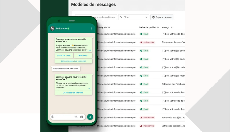 créer une boutique WhatsApp