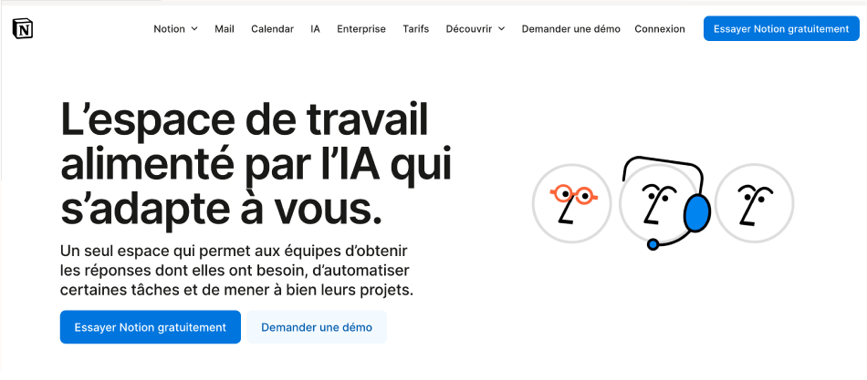 logiciel de gestion de projet-Notion 