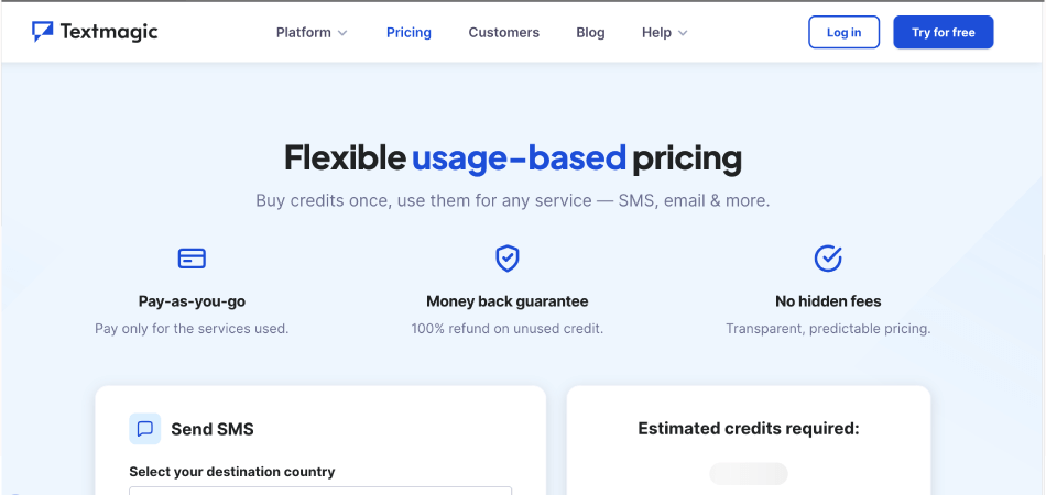 Textmagic : le paiement à l'usage