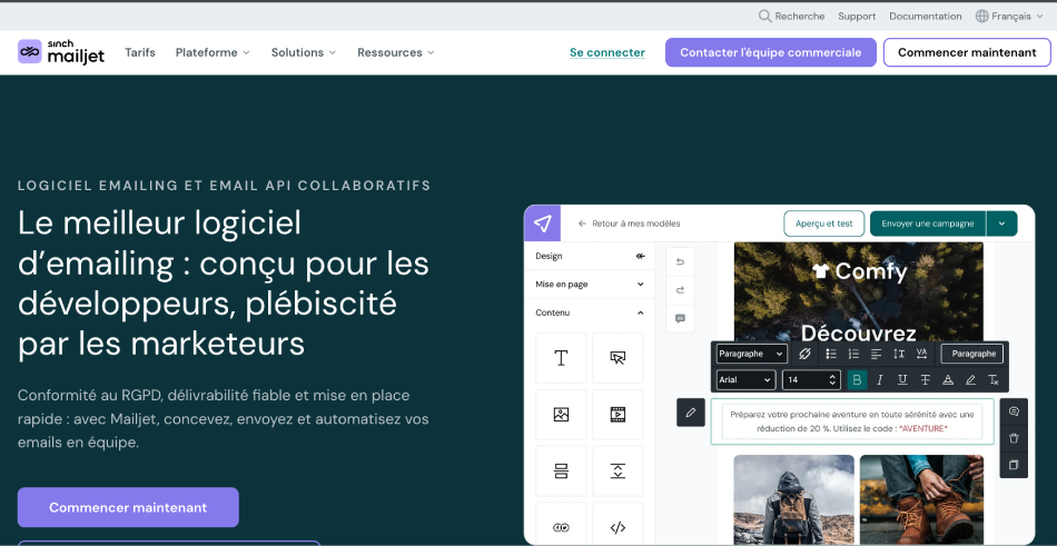 Alternatives à Mailchimp en français - MalJet